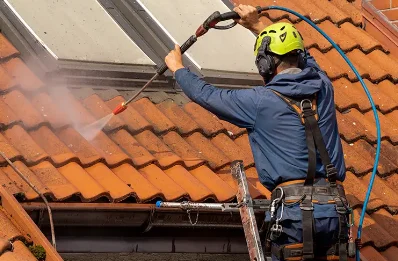 Démoussage et hydrofuge de toiture à Barnas
